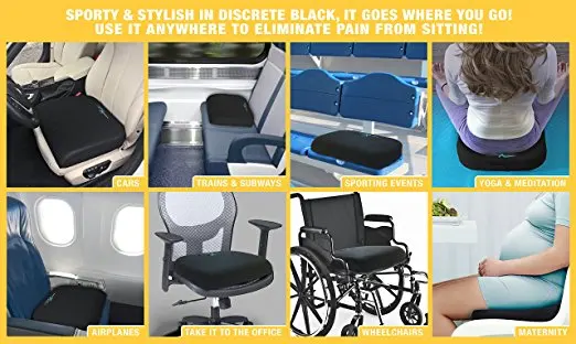  Ортопедическая гелевая Подушка для сиденья Coccyx с эффектом памяти