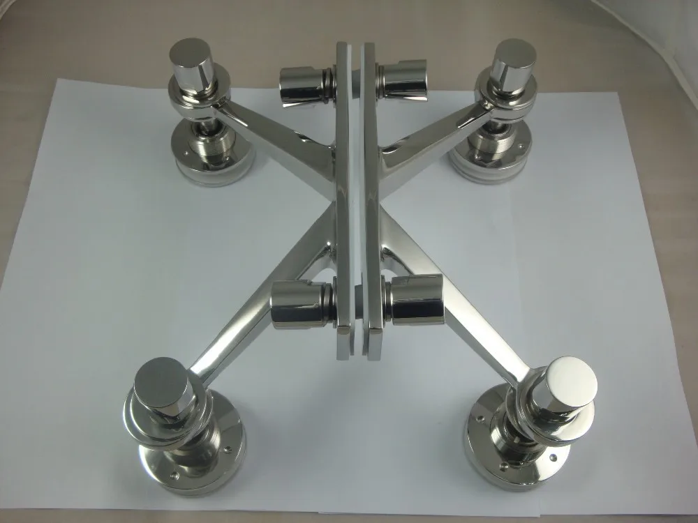 
Stainless Steel 4 Way Heavy Duty Arm Post Mount Spider Fitting 