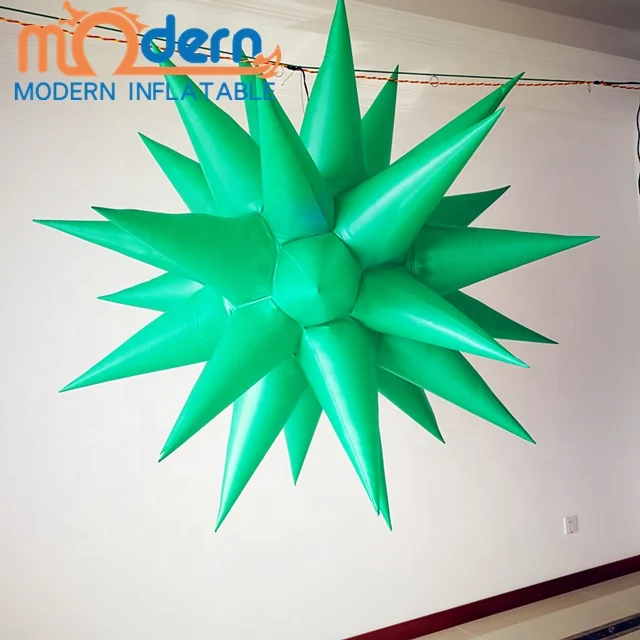 Decorative lighting star inflatables Christmas ceiling decorations star for sale