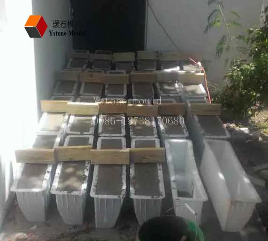 Plastic road kerb concrete kerbstone mould