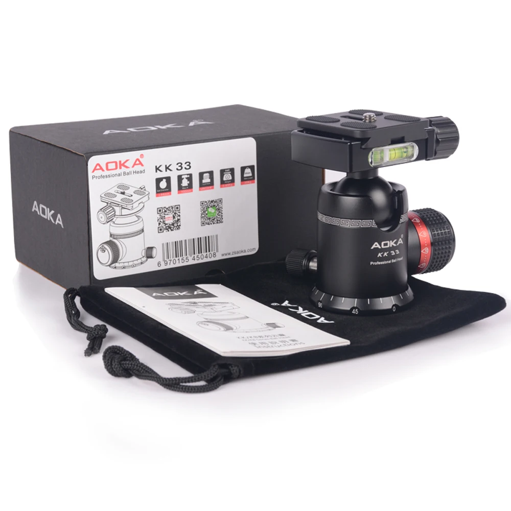 Professional aluminum alloy panoramic tipod ball head for camera