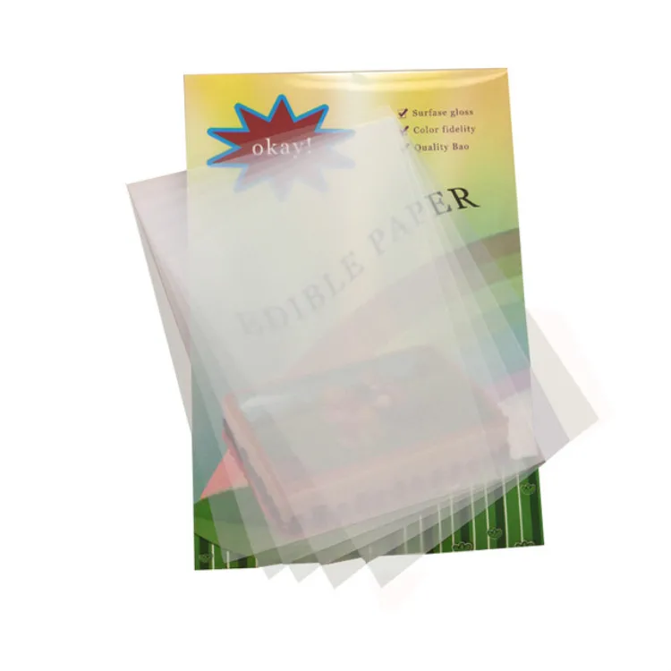 50sheets/lot A4 Size Chocolate Cake Edible Blank Ink Printing transfer sheets
