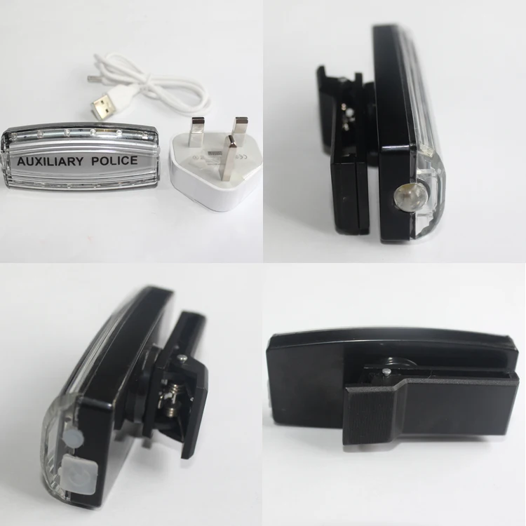 Красно-синий предупреждающий проблесковый наплечный фонарь для улицы мини-предупреждающий мигающий проблесковый светодиодный наплечный фонарь