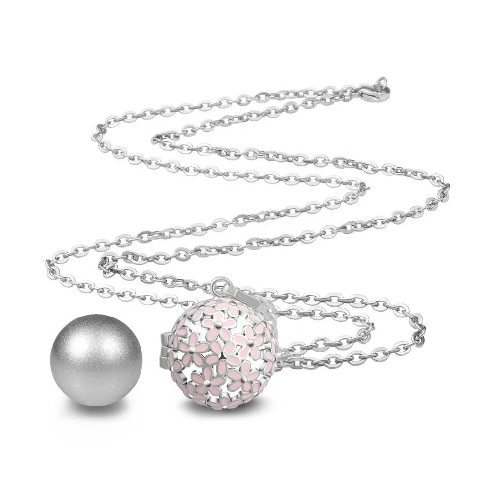 Musical Chime maternity pregnancy Harmony Bola angel callers cage necklace pendant