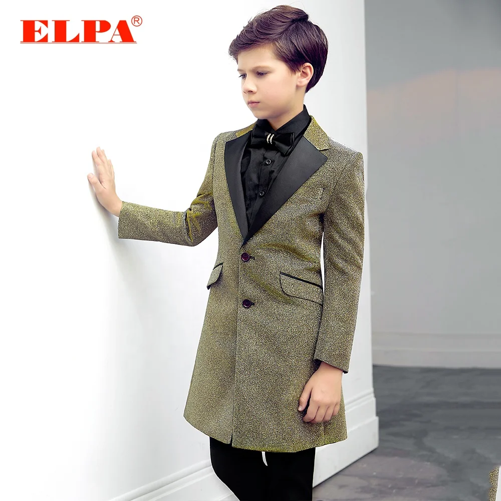 
ELPA readymade slim fit handsome boys Party dress ceremonial formal coat pant tuxedo suits for weddings 