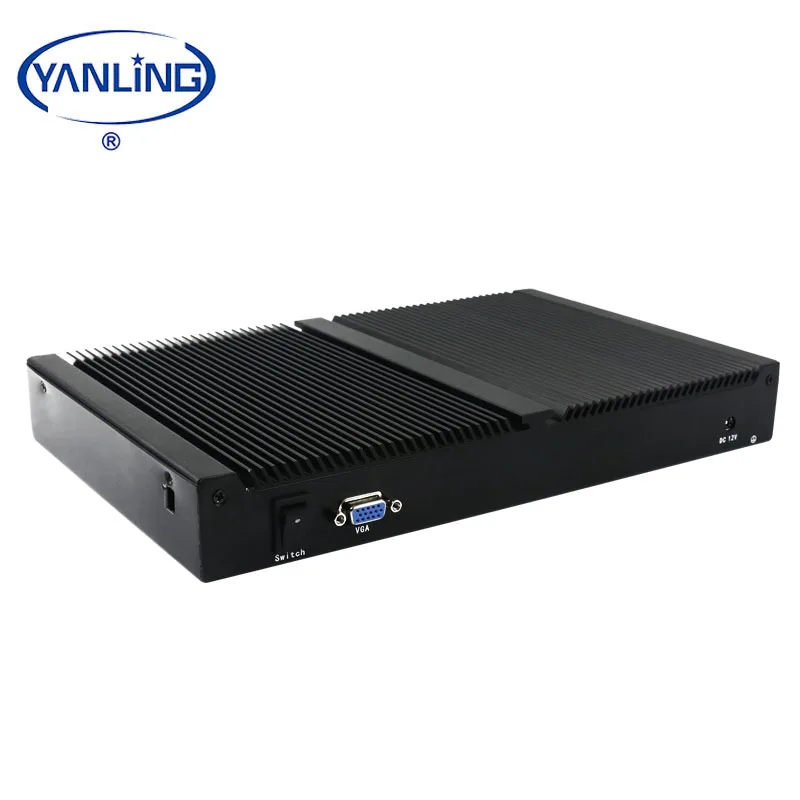 Yanling Fanless Mini Server 1U Rackmount Intel 1037U Dual Core 6 Lan Cloud Computer For Remote Management