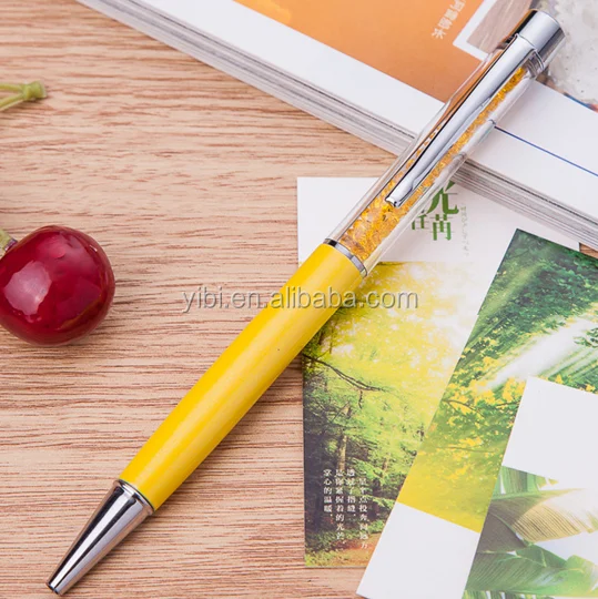 C001 Wholesale Metal Bling Filled Pens Gift Promotion With Custom LogoTop Gem Rhinestone Ballpoint Diamond Crystal Pen