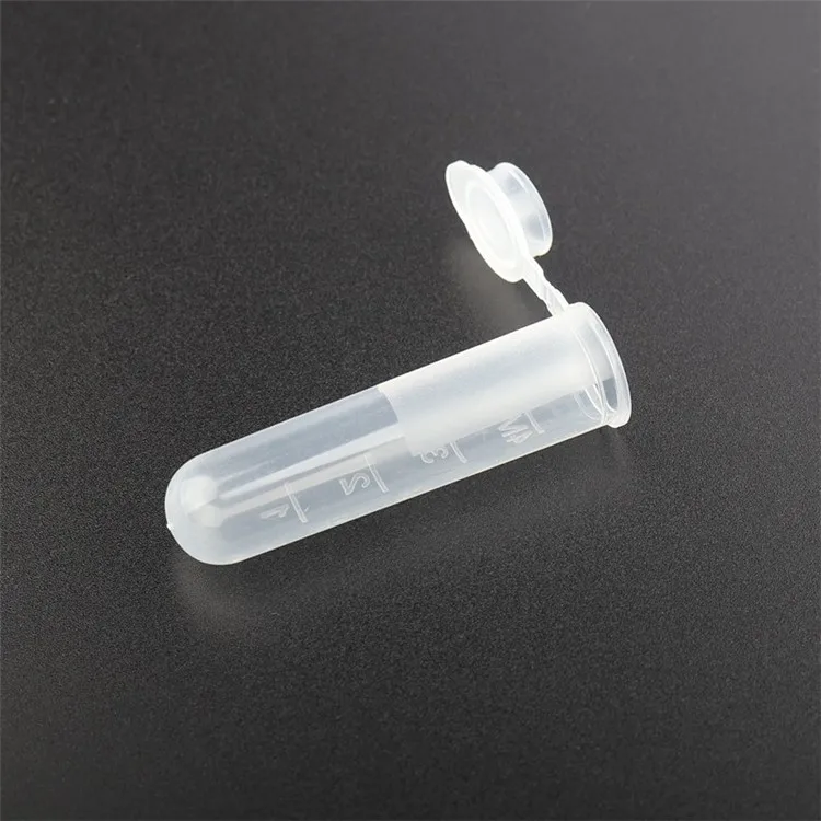 Disposable Plastic 300PCS/Bag Micro Centrifuge Tube 5ml with Lid