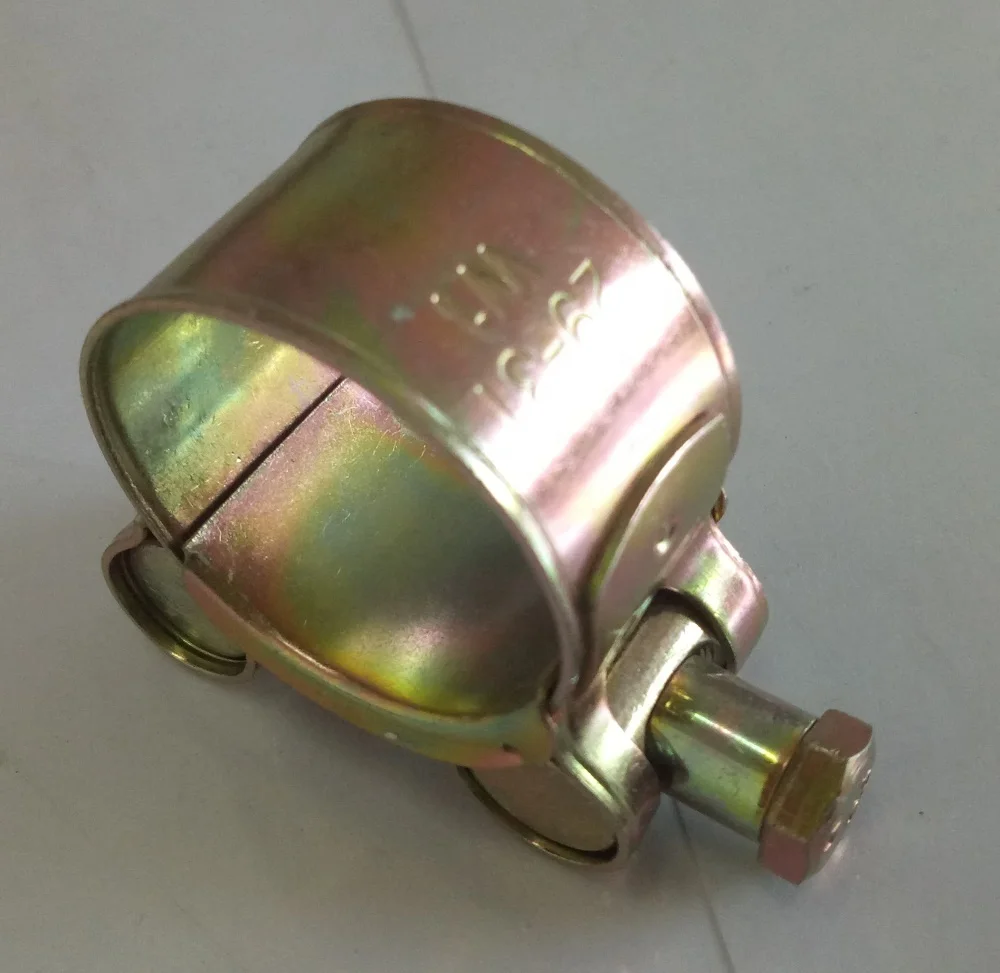 
China manufacture Single Bolt Heavy Duty Radiator Hose Clamp 