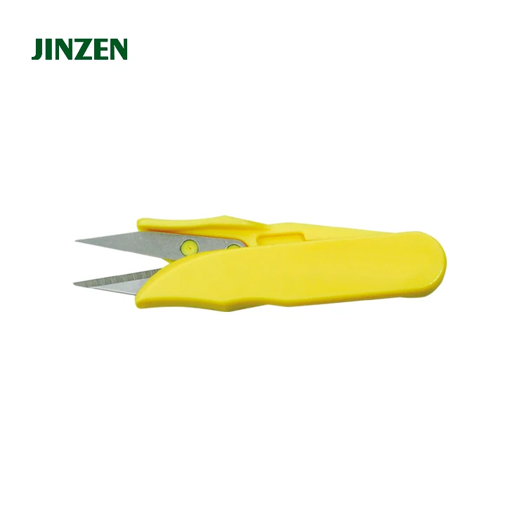 Wholesale Yarn Scissors TC-100 Plastic Handle Thread Cutter JZ-70712