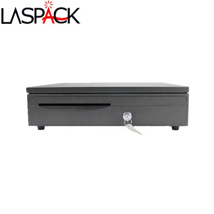 Metal mini pos manual push open cash register drawer lock box safe RJ11 405