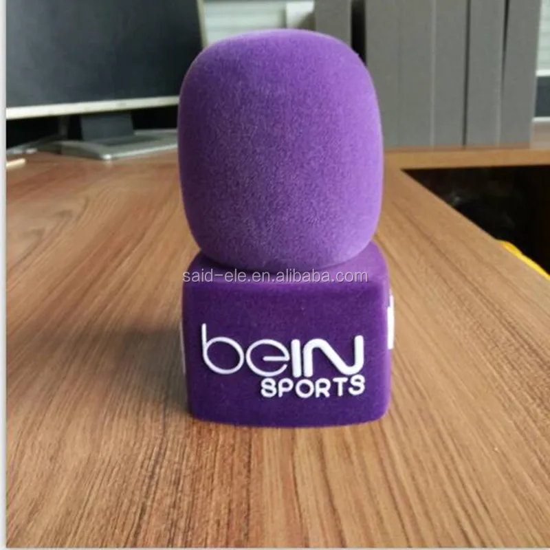 Custom foam windscreen for TV microphone sponge windshields