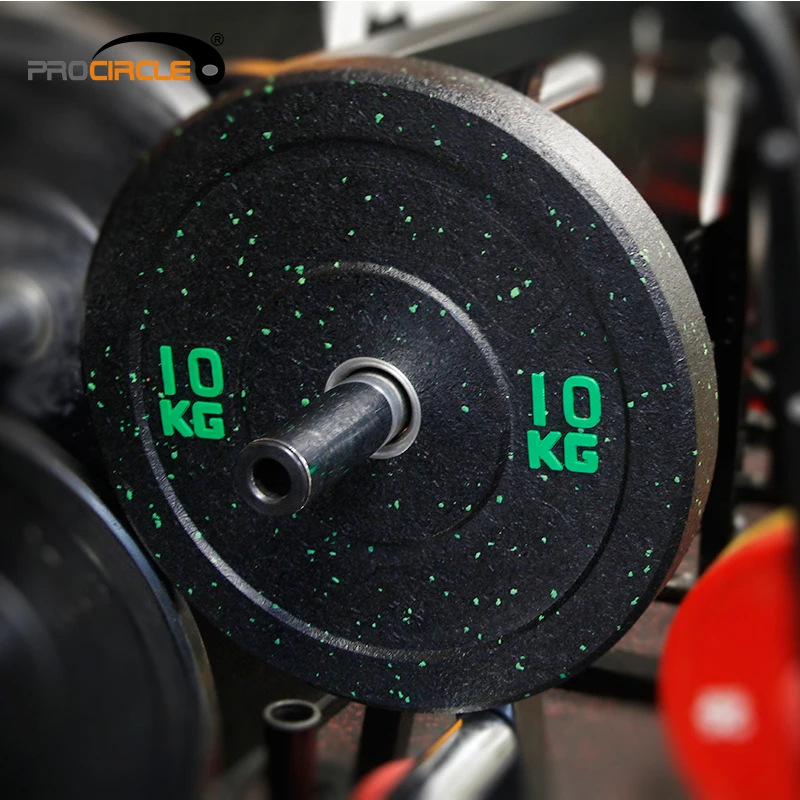 Cross Fitness Color Crumb Rubber Hi-temp Bumper Plate