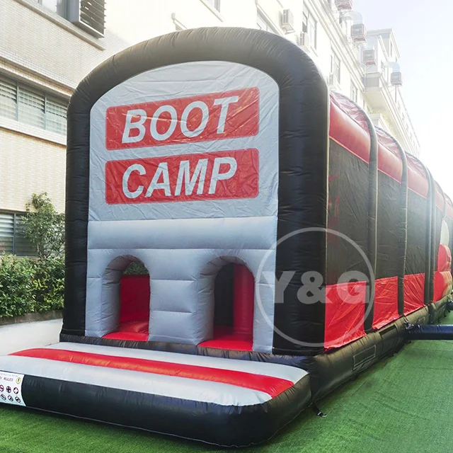 Y&G Boot Camp Inflatable Obstacle Course Inflatable Playground Inflatable Ninja Warrior Obstacle Course