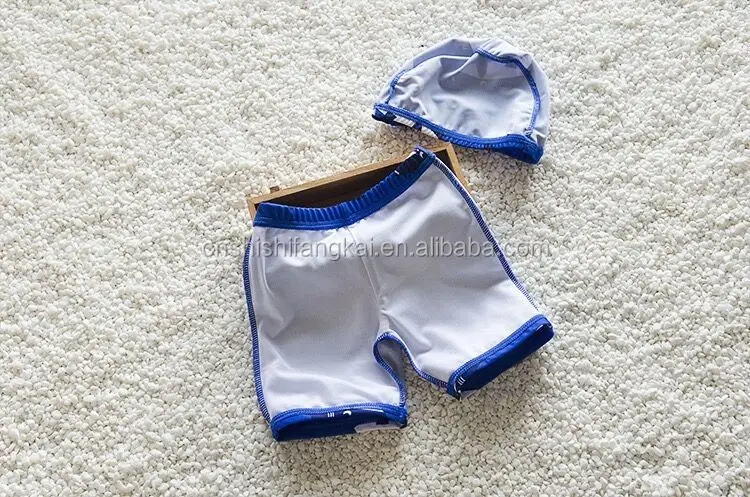 2016 Hot Sell shark Boys Swimsuit Cartoon Child Surf Shorts Long Sleeves Kids Swimwear Bathing Suits Swim Suit with Swimming cap