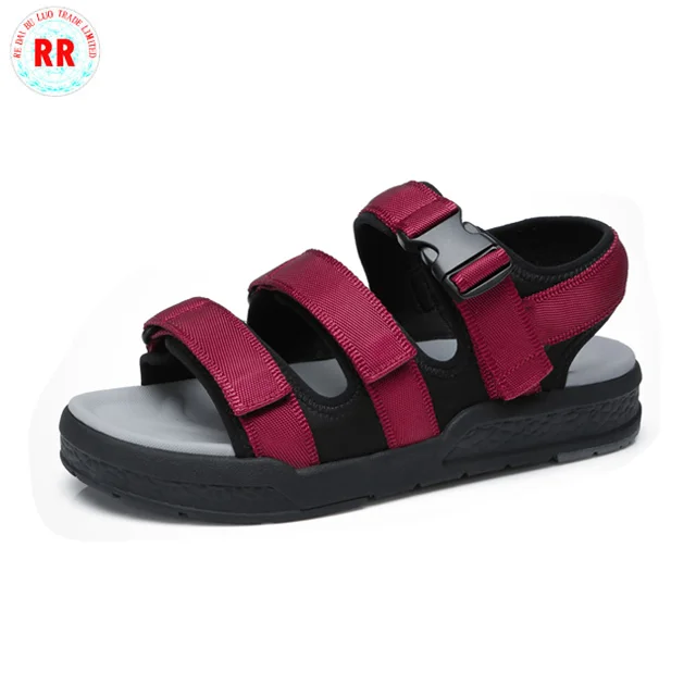 Custom design logo Wholesale Men Sports Sandals Breathable Sport Beach Sandals for men