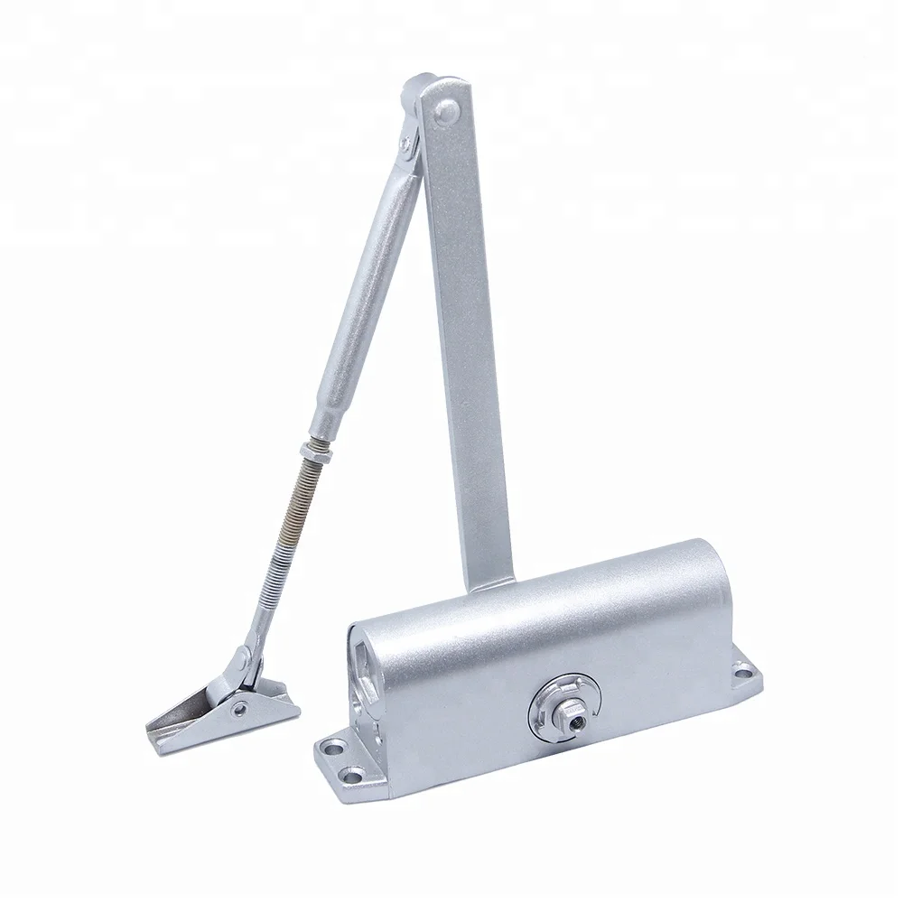 Heavy Duty Aluminum Alloy Adjustable Door Closer, Automatic Concealed Overhead Hydraulic Door Closer