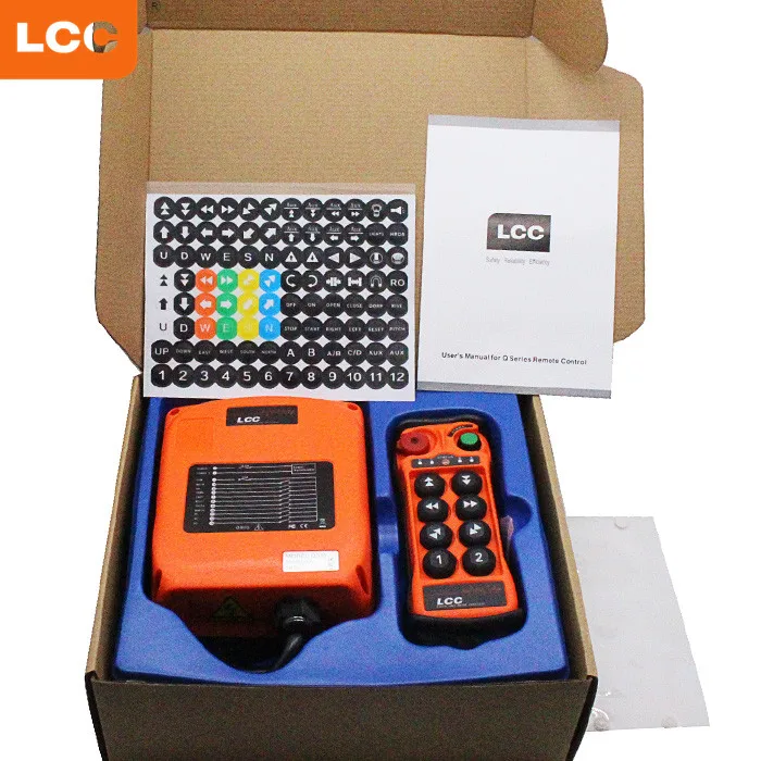 Q800 AC/DC 24V 48V Telecrane Construction machinery parts industrial radio remote control