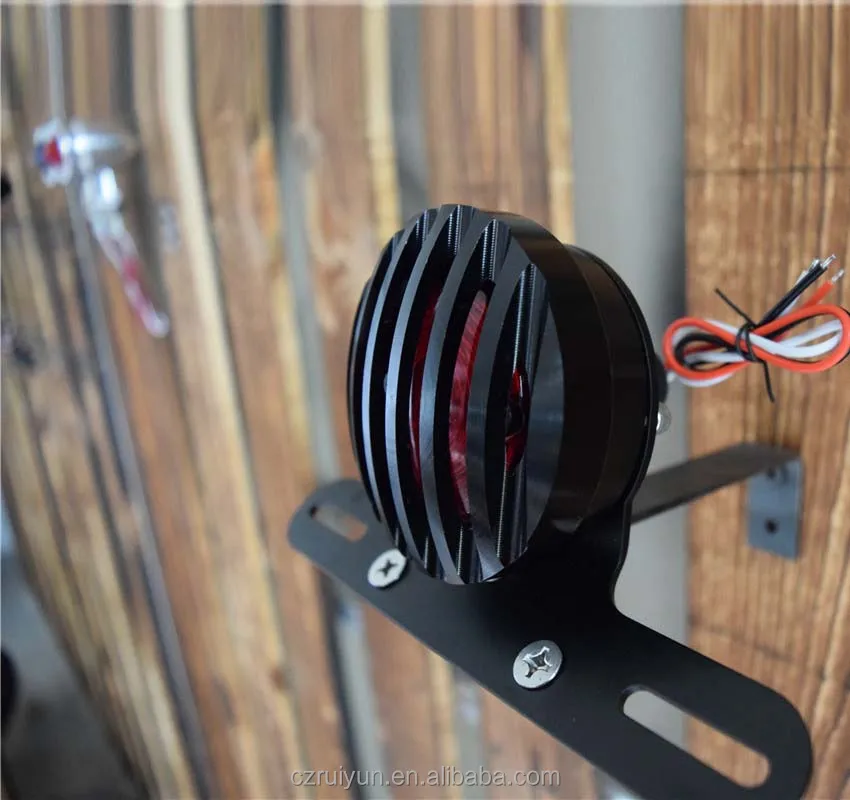 Motorcycle Custom Grill Led Brake Lights Low Price Tail Lights For Custom Motorcycle