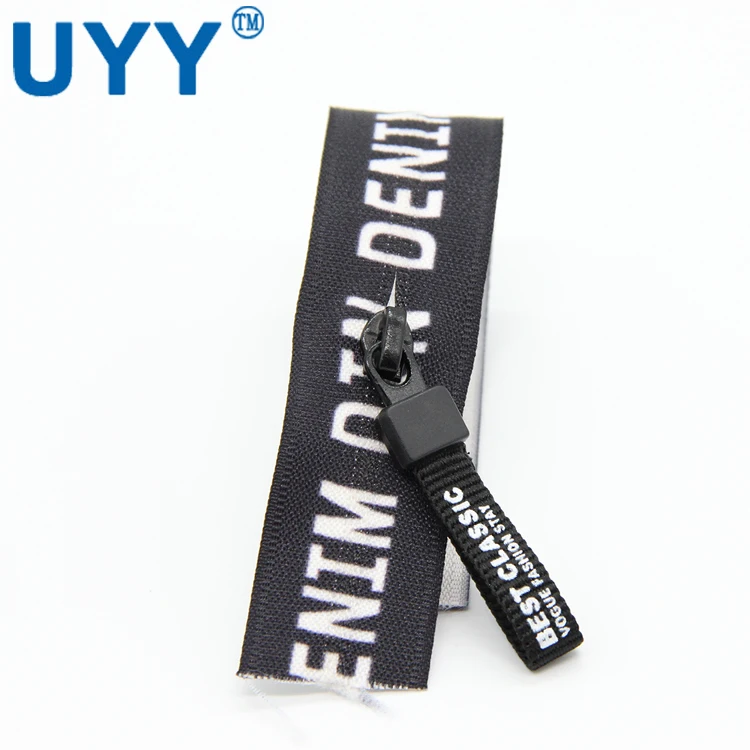 
Printed letters 7.5' 3# waterproof nylon zipper 