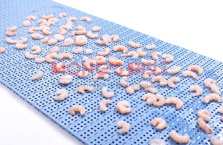 Modular Conveying Belt for Fruit Inclining Conveyor Plate Top Plastic Straight Conveyor Food and Non-food Industry HONGSBELT 15%