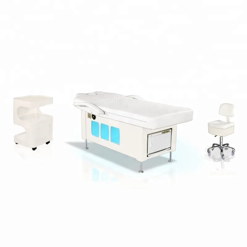 high level Thermal heat treatment musical electric Massage spa Bed with music vibration