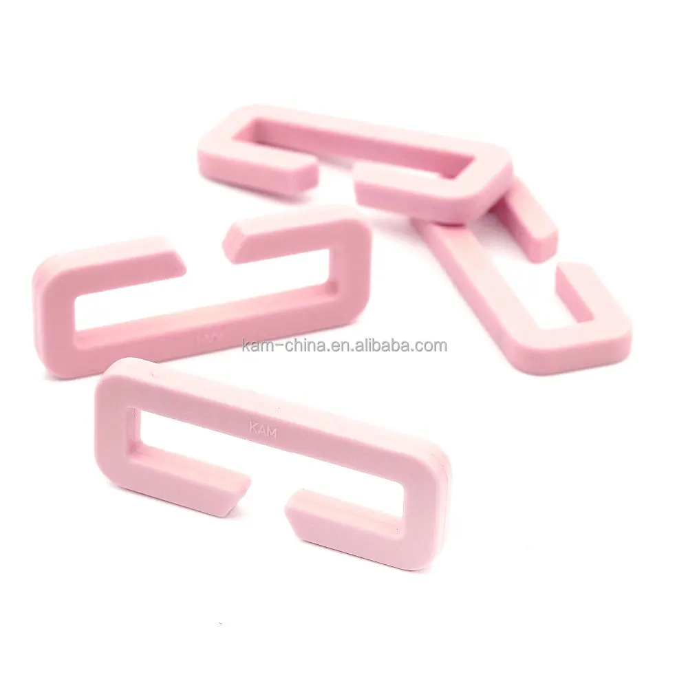 Simple style cheaper custom 25mm 1inch POM plastic belt buckle