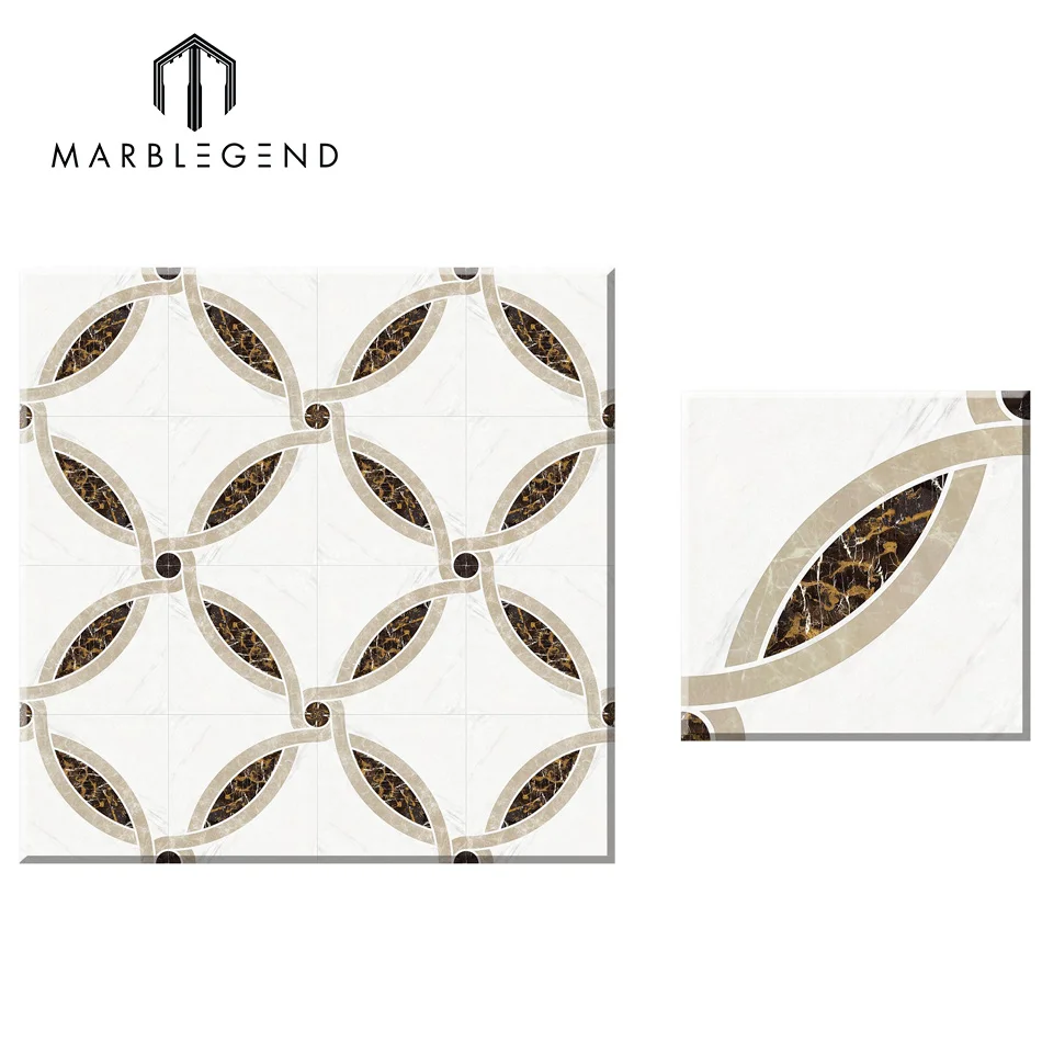 
Water Jet Marble Tiles Natural Stone Flooring 