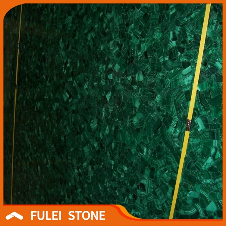 Top quality gemstone semi precious green malachite stone slab