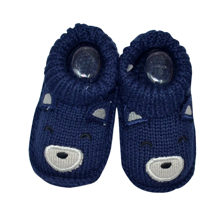 Handmade Knitted Baby Booties Crochet Acrylic Baby Shoes