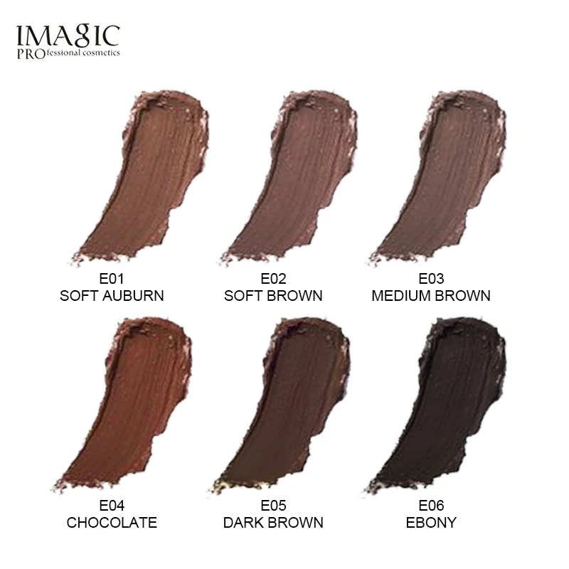With brush smooth eyebrow cream kits black eyebrow tint gel