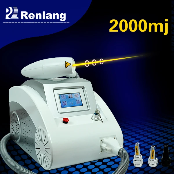 2016 professional 10 Гц частота лазерное удаление татуировки/nd yag лазерная татуировка
