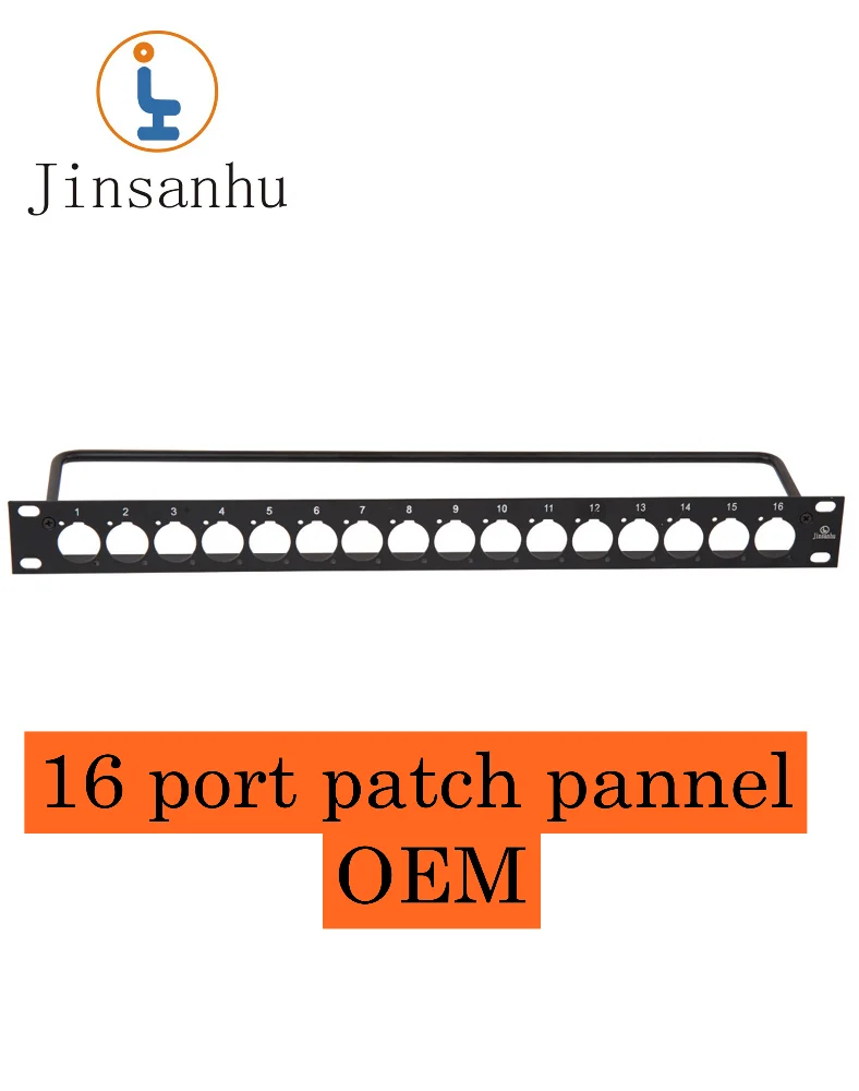 16 портов патч-панели металлическая конструкция
