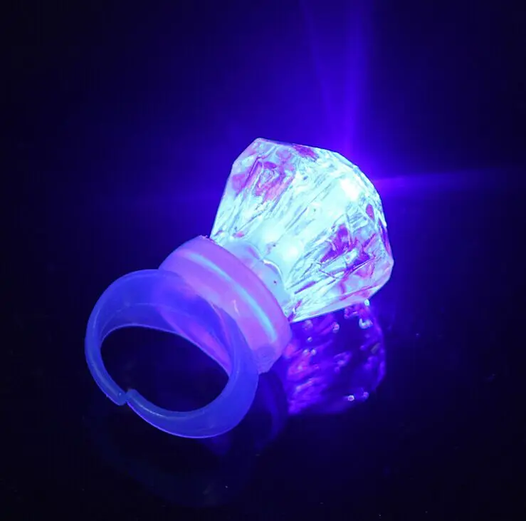 
Christmas LED Flashing Light cartoon Plastic ABS rings toy Led Christmas decoration material rings figure toy 