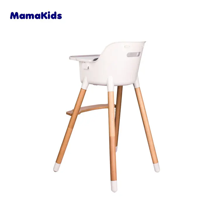 
EN14988 3 in 1 wooden baby feeding free baby high chair 