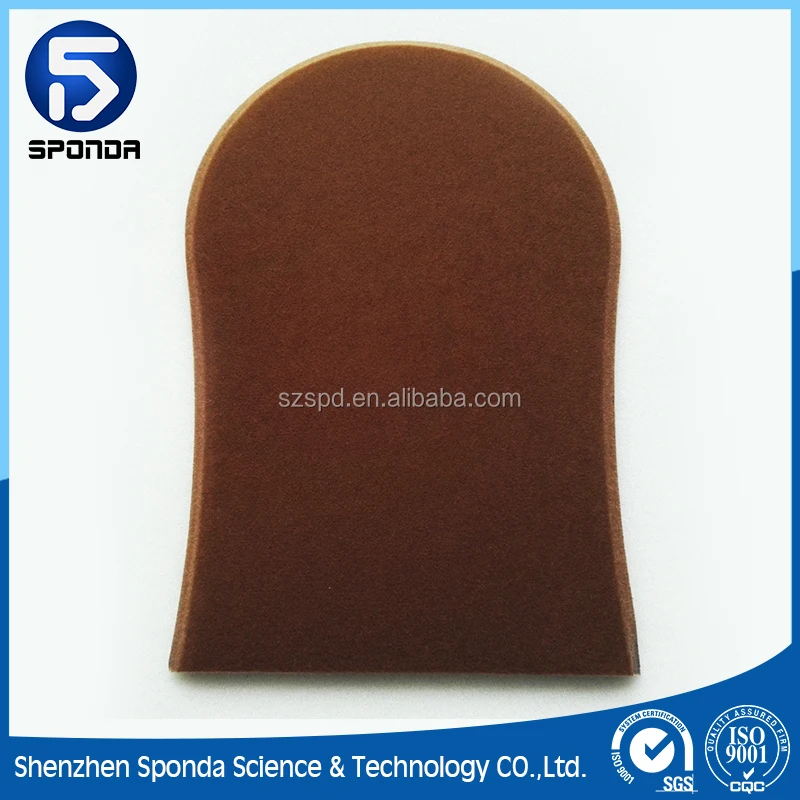 Gold Sunless Tanning Mitts for Applying Self-Tanners