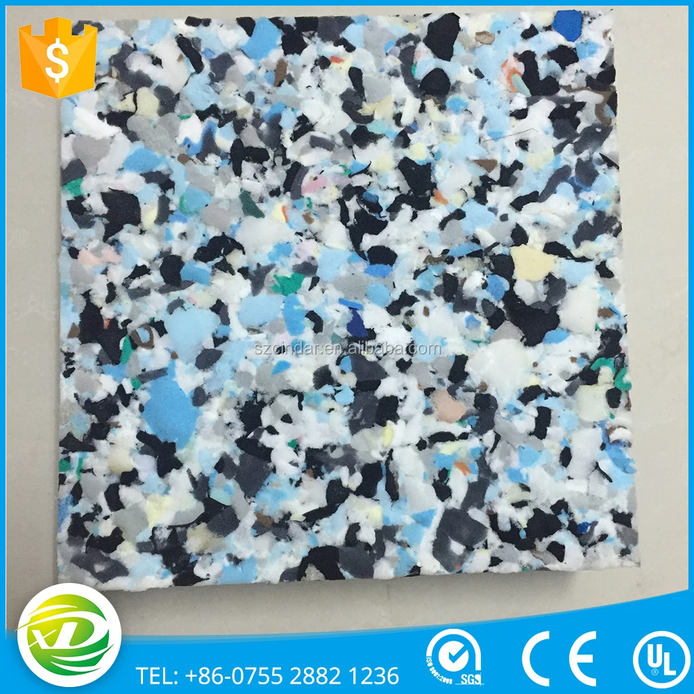 
Factory customized pu rebond foam recycled foam rebond foam for bed mattresses 