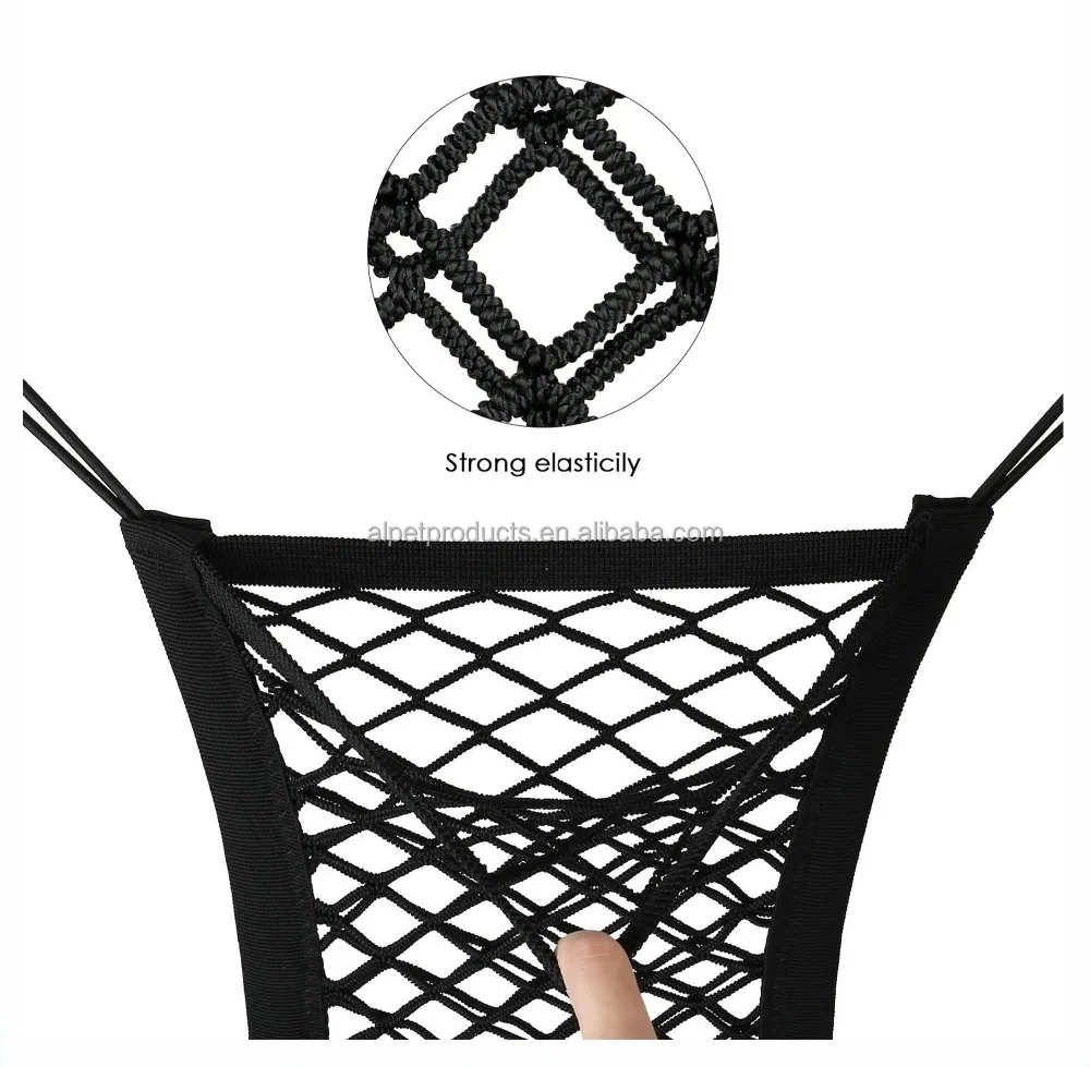 Dog Car Storage Backseat Barrier Fence Net Organizer