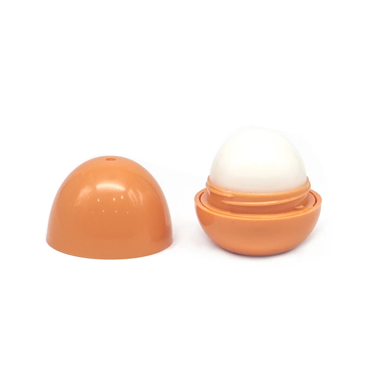 
ODM/OEM waterproof round ball eco-friendly lip balm with logo 
