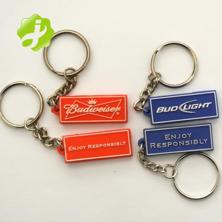 Customized soft pvc rubber key chain