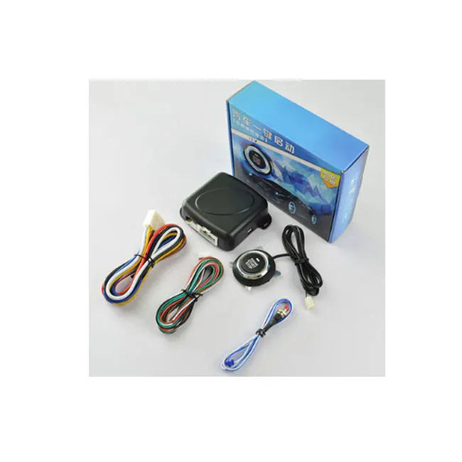 
Car Engine push start stop button system with remote start function for car alarm 