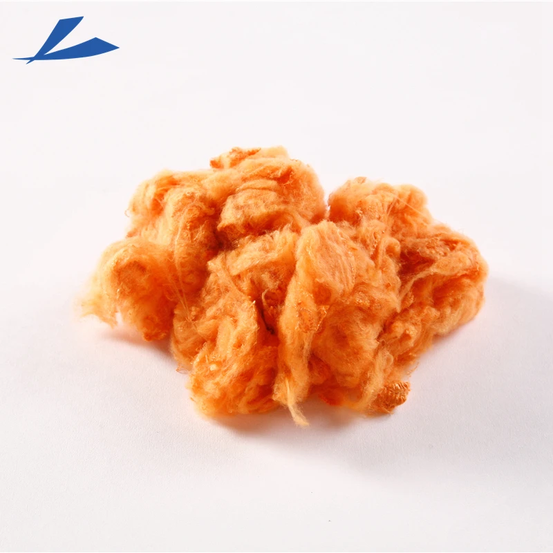 latest style Polyester Fiber Wholesale Customized Fiber 100% Polyester Staple Recycled GRS fiber