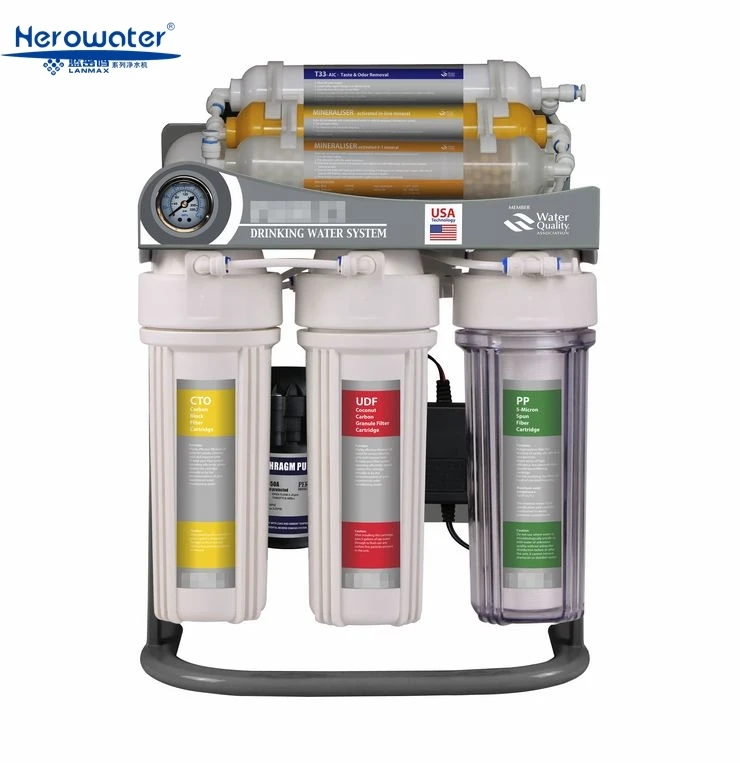Новинка, Лидер продаж, 7 этапами обратного осмоса по ограничению на использование опасных материалов в производстве фильтр для воды для смягчения воды