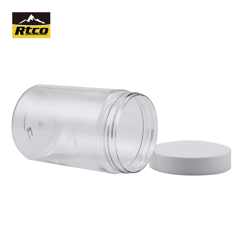 Черная витаминовая Спортивная пищевая добавка пластиковая банка с крышкой