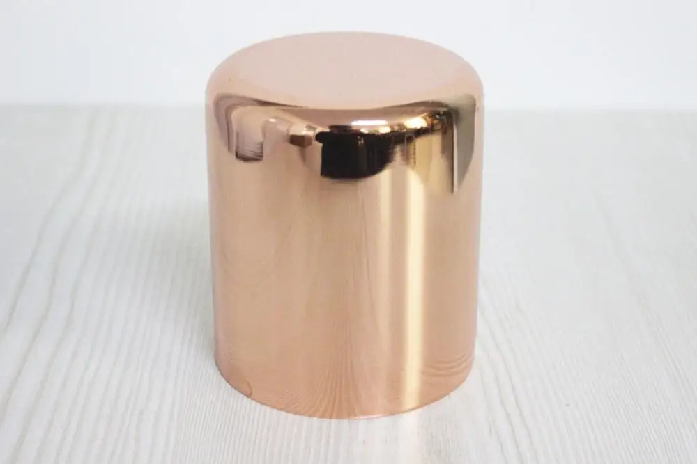 stainless steel candle jar with lid