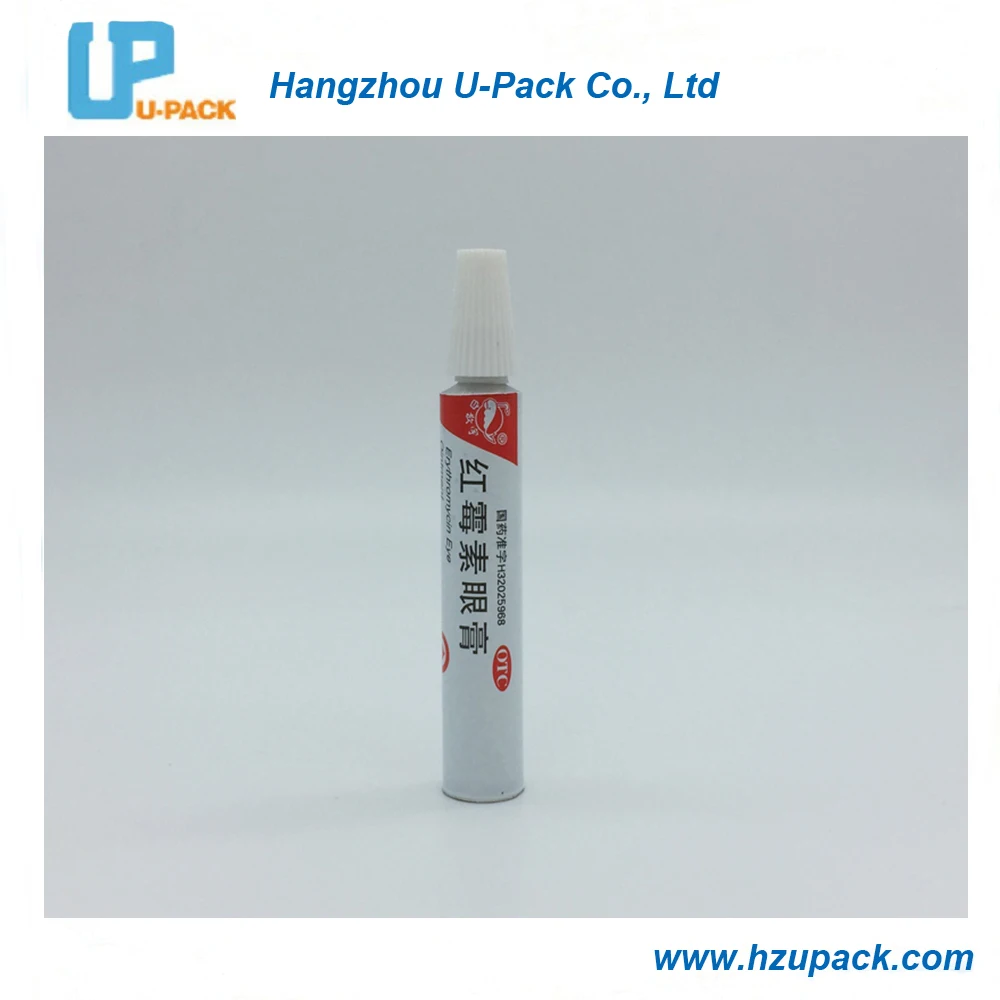 3g, 5ml Empty Ointment Aluminum Collapsible Packaging Tube with Extended Nozzle