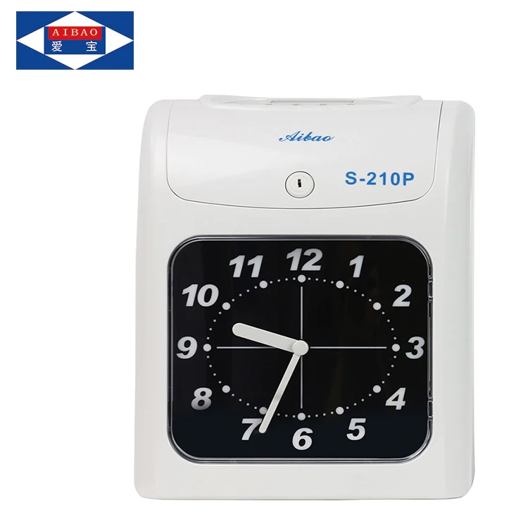 analogue card punch date time stamp attendance machine/date time stamp time attendance