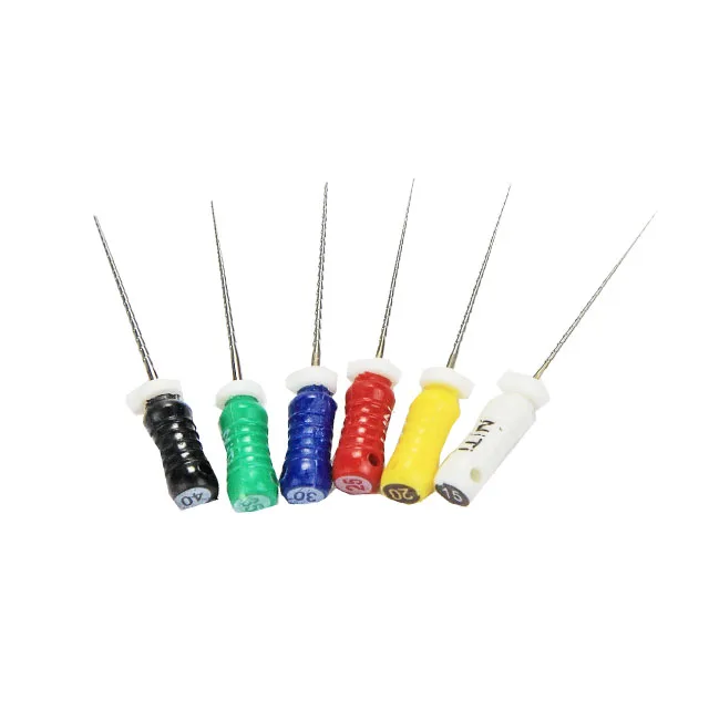 Dental Manufacturer Niti Stainless Steel Endodontic Rotary Files Hand - Use Files K / H Files