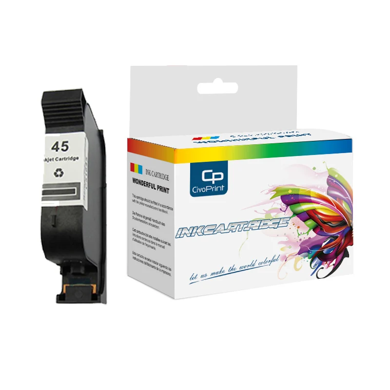 Print date cartridge Inkjet Printer Barcode Refillable Fast Dry P1 SP4 NP4 SP2C Solvent Ink Cartridge for anser u2