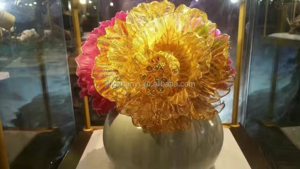 Jingzhanyi Jewelry Factory Silver filigree jewelry processing, Gold silk jewelry processing, Metal twisted wire jewelry